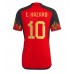 Billige Belgia Eden Hazard #10 Hjemmetrøye VM 2022 Kortermet